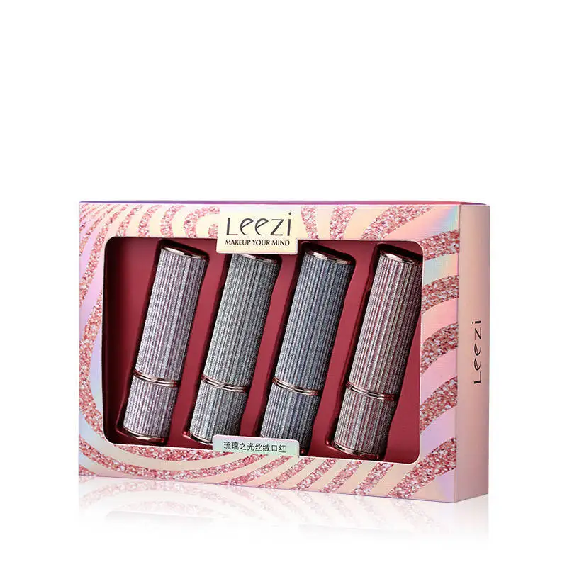 4 шт./компл. Топ Класс Женская губная помада комплекты водостойкая матового