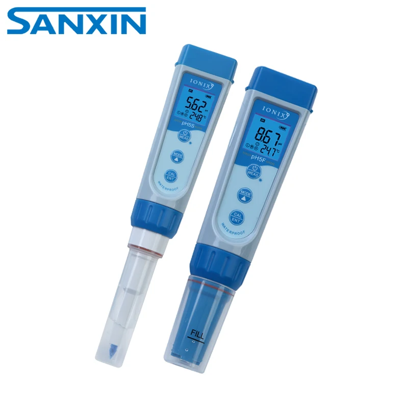 РН метр. Пенетрометр Shanghai Sanxin ph5s/ph5f pH метр ph5s для продуктов питания и почвы ph5f