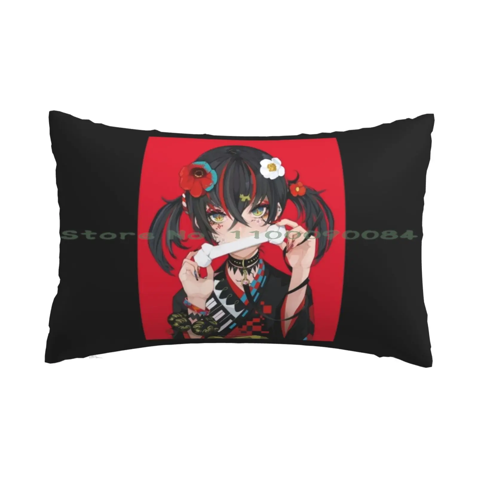

Anime Girl Japanese Aesthetic Anime Gift Pillow Case 20x30 50*75 Sofa Bedroom Kaneki Ken Tokyo Ghoul Ken Kaneki Tokyo Ghoul
