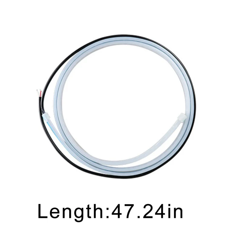 2 шт. авто Стайлинг красно белого цвета светодиодный стример двери анти