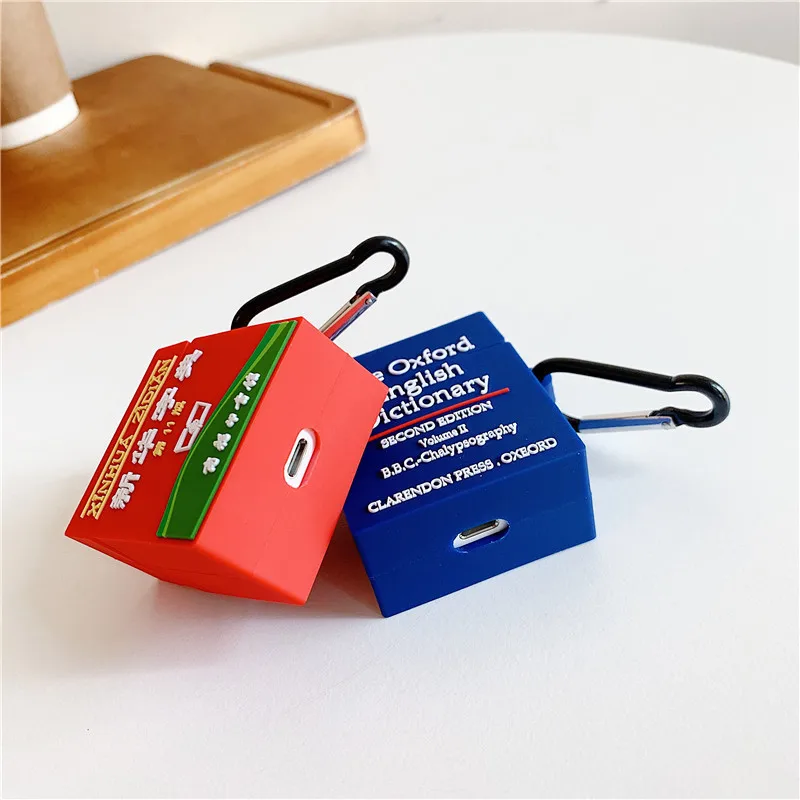 Чехол для AirPod 2 мягкий силиконовый чехол беспроводных наушников с 3d изображением