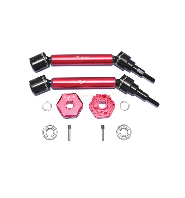 Алюминиевый вал CVD + шестигранник колеса 2 мм для запчастей TRX 1/10 MAXX 89076-4 запчасти