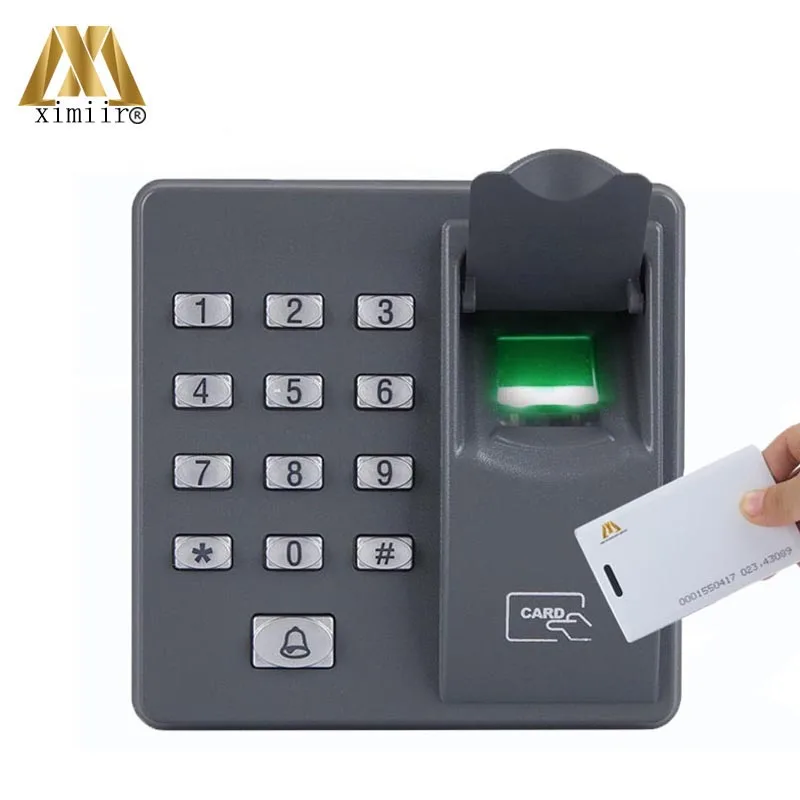 Самая дешевая автономная система контроля доступа по отпечатку пальца ZK X6 с