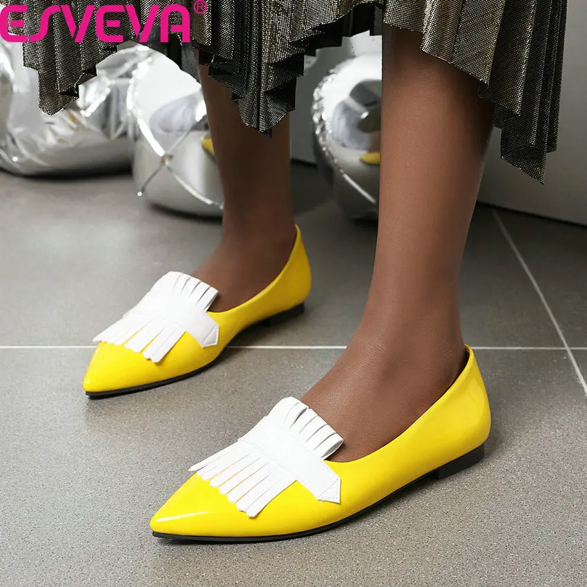 Женские туфли-лодочки без застежки ESVEVA туфли из искусственной кожи на квадратном