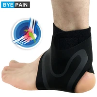 1pcs byepain ankle brace compression support stabilizer adjustable prevent sprains injuries breathable neoprene ankle protector
