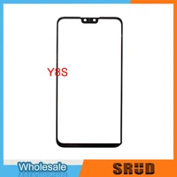 front glass panel outer cover for huawei y8s jkm lx1 jkm lx2 jkm lx3 lcd touch screen outer glass with oca glue replace