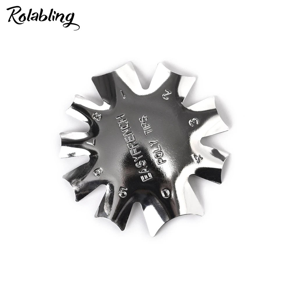 Rolabling 3 Types Easy French Smile Cut Line Nail Stencil Cutter Trimmer Clipper Multi-size DIY Manicure Accessories | Красота и