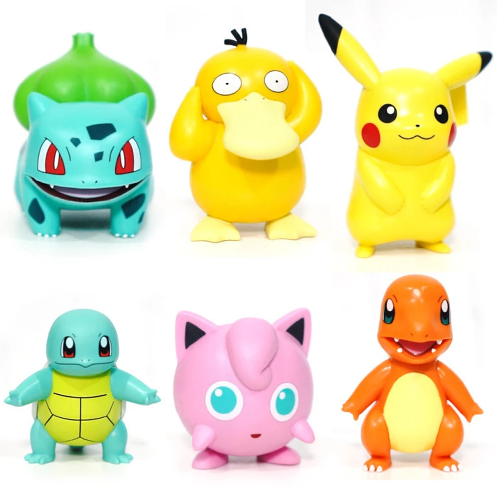 Экшн фигурка takara tomy pokemon 6 8 см pikakchu белка искусственный джигглиффи психоут аниме