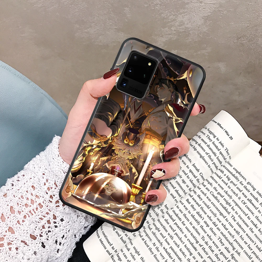 

Game identity V Phone Case For Samsung Galaxy Note S 8 9 10 20 Plus E Lite Uitra black Funda Fashion Waterproof 3D Hoesjes Tpu