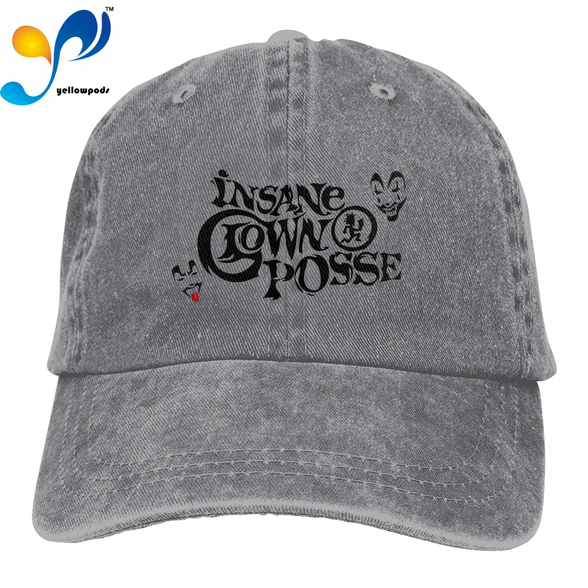 

Washed Wave Dad Hat Insane Clown Posse Cotton Baseball Cap Hip Hop Cap Snapback Hat Sports Cap