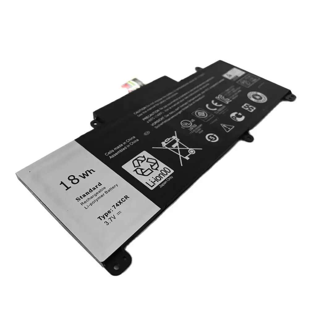 

Free Shipping 74XCR 074XCR Laptop Battery For Dell Venue 8 Pro 5830 T01D VXGP6 X1M2Y Tablet Series 3.7V 18WH