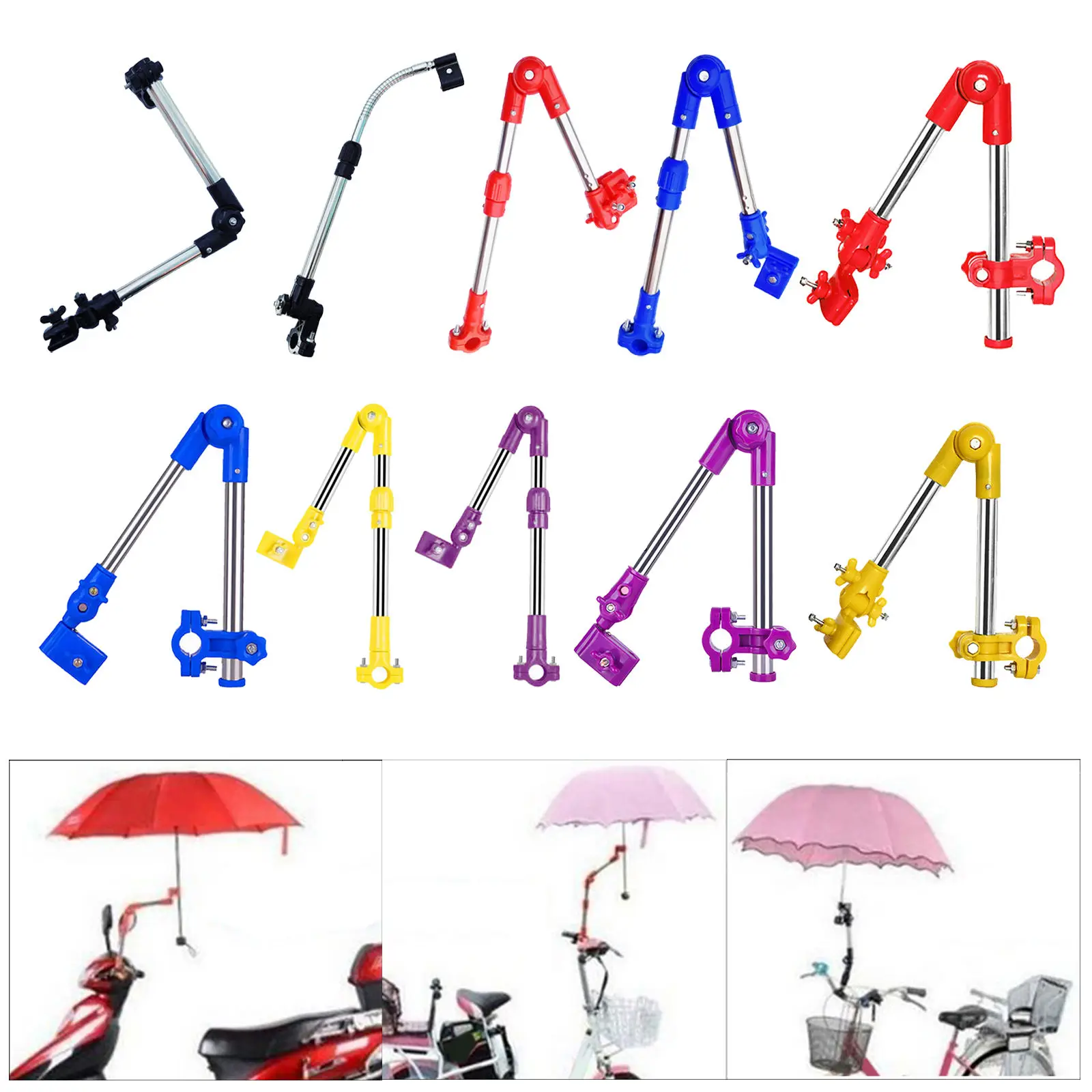 Велосипедный зонт из нержавеющей стали держатель зонта стенд складной легко