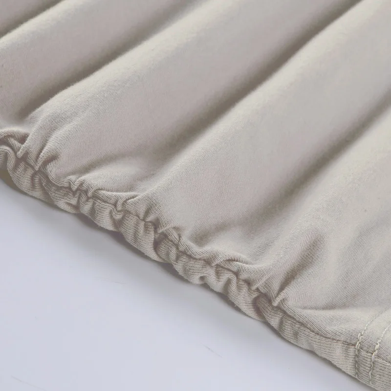 

Viifaa Pocket Front O-Neck Ruched Bodycon T Shirt Dress Women Short Sleeve Summer Sexy Party Slim Mini Dresses