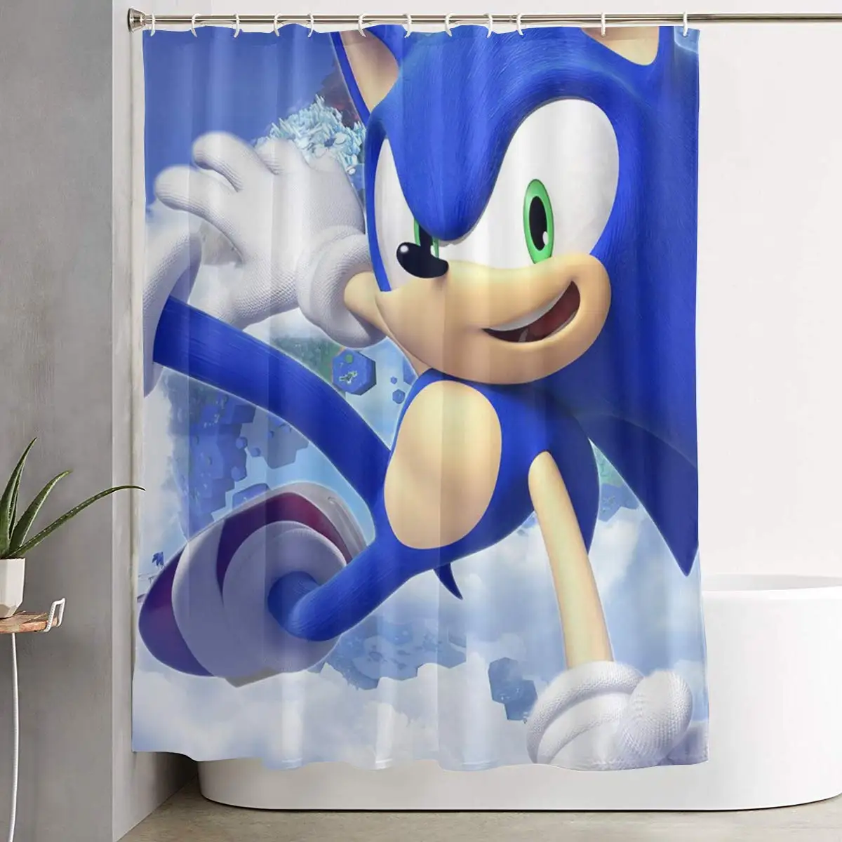 

Lost World Hero Mildew Shower Curtain