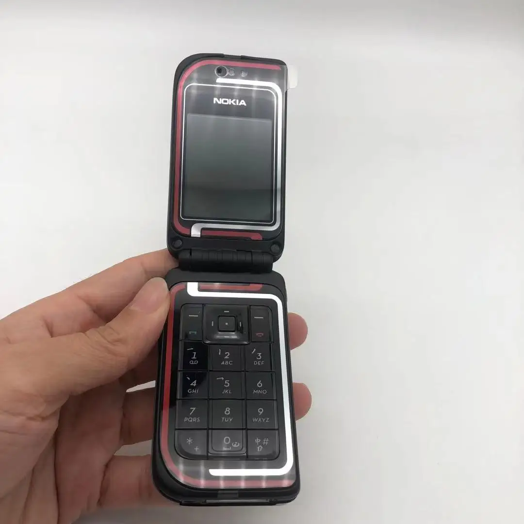 nokia 7270 refurbished original unlocked nokia 7270 flip 2 0“ gsm mobile phone 2g phone with one year warranty free shipping free global shipp