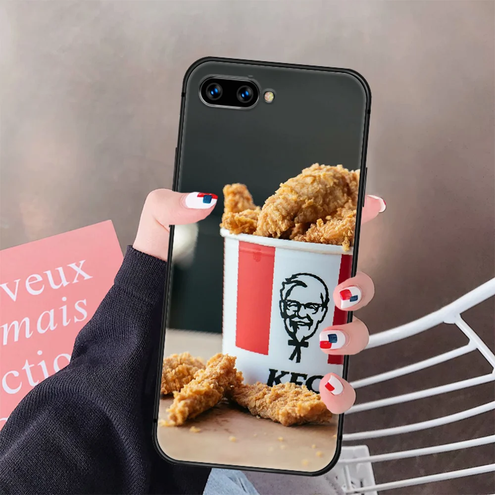 

KFC logo Phone Case Cover Hull For HUAWEI Honor 8 8c 8a 8x 9 9a 9x V10 MATE 10 20 I Lite Pro black Cell Silicone Prime Tpu Shell