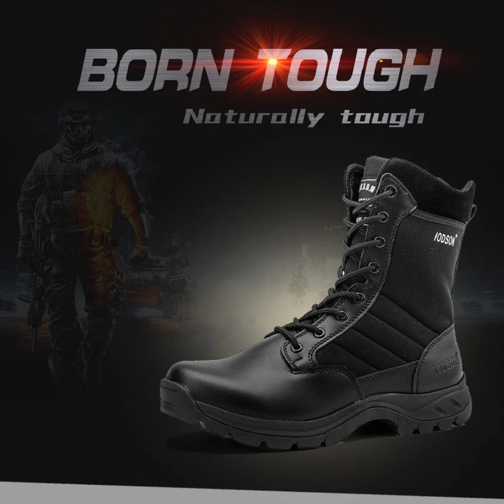

Size 38-46 Men Military Tactical Boots Autumn Winter Special Force Desert Ankle Combat Boots Army Outdoor Men Shoes Footwear