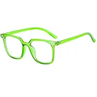 Прозрачная оправа для компьютерных очков для мужчин и женщин, квадратные антибликовые очки с защитой от синего света, оптические аксессуары для зрения