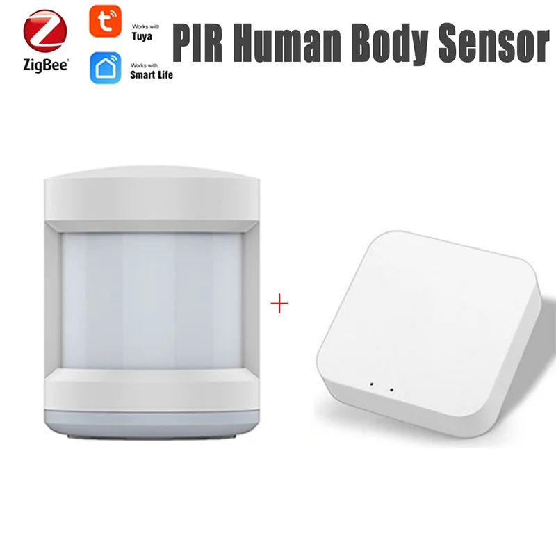 

Датчик движения Tuya ZigBee с пассивным инфракрасным датчиком, беспроводной детектор движения с поддержкой Wi-Fi и приложения для умного дома, охр...