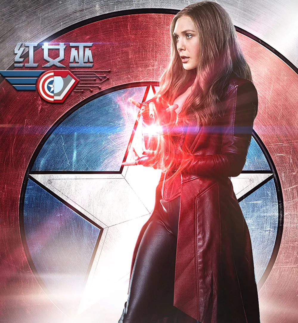 VEVEFHUANG Wanda Maximoff Алая ведьма косплей костюм Капитан Америка Civil War косплей костюм костюмы для взрослых на Хэллоуин