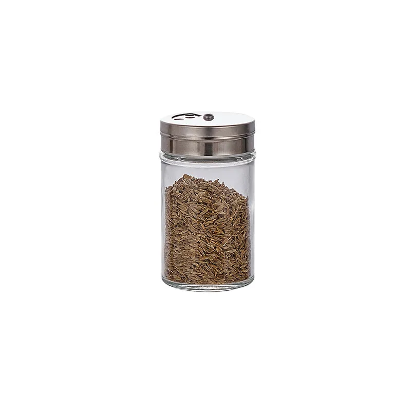 

80 ML Spice Jar Pepper Sealed Bottle Box Glass Storage Container Chinese Kitchen Household Reserve Moisture insect Proof Gadget