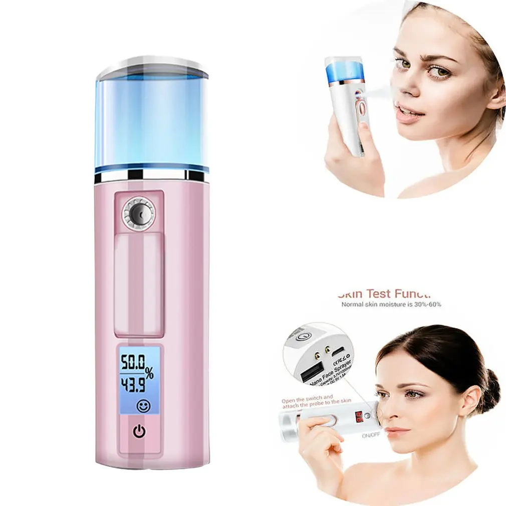 

Facial Steamer Face Mist Sprayer USB Rechargable Skin Test Moisturizing Handy Spa Skin Moisturizing