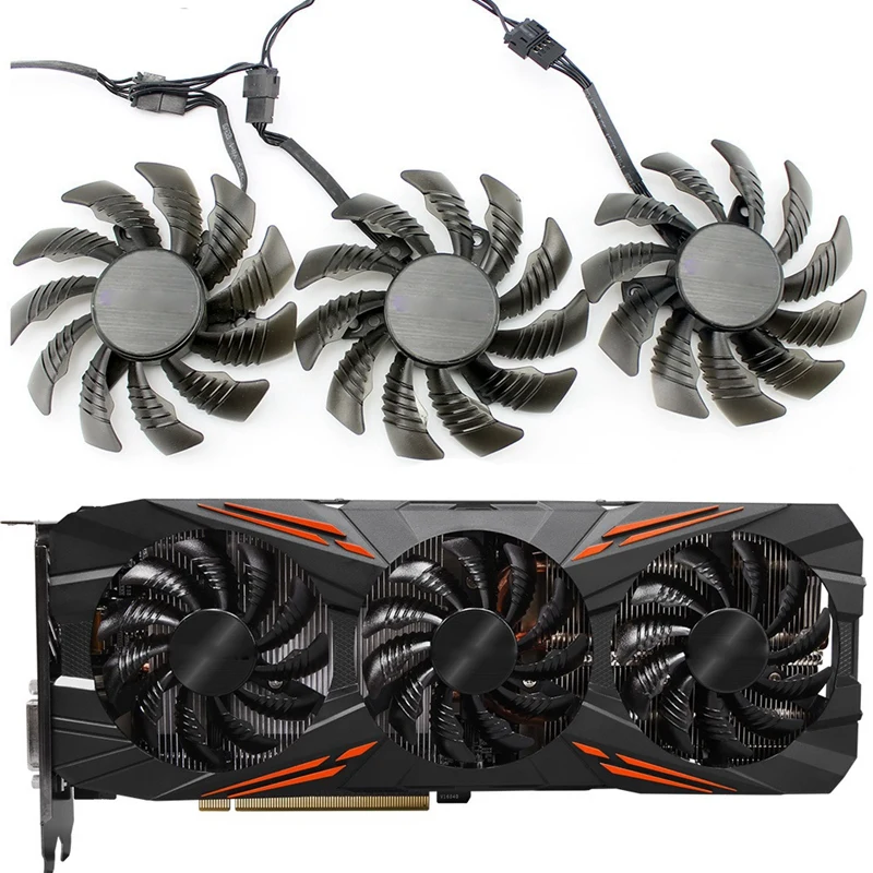 75 мм 0.35A вентилятор охлаждения для Gigabyte AORUS GTX 1080 1070 Ti G1 или 1070Ti игровая Видеокарта