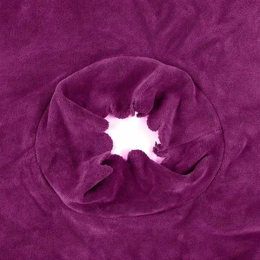 Цветное постельное полотенце для салона с отверстиями мягкое нейлоновое одеяло