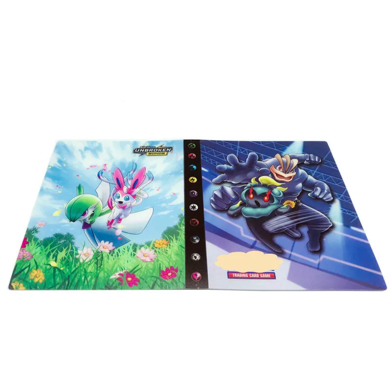 240 шт. новая Pokemon Duel Monsters Dragon Ball карманная монстра Cardbook Pet Elf коллекция игровая