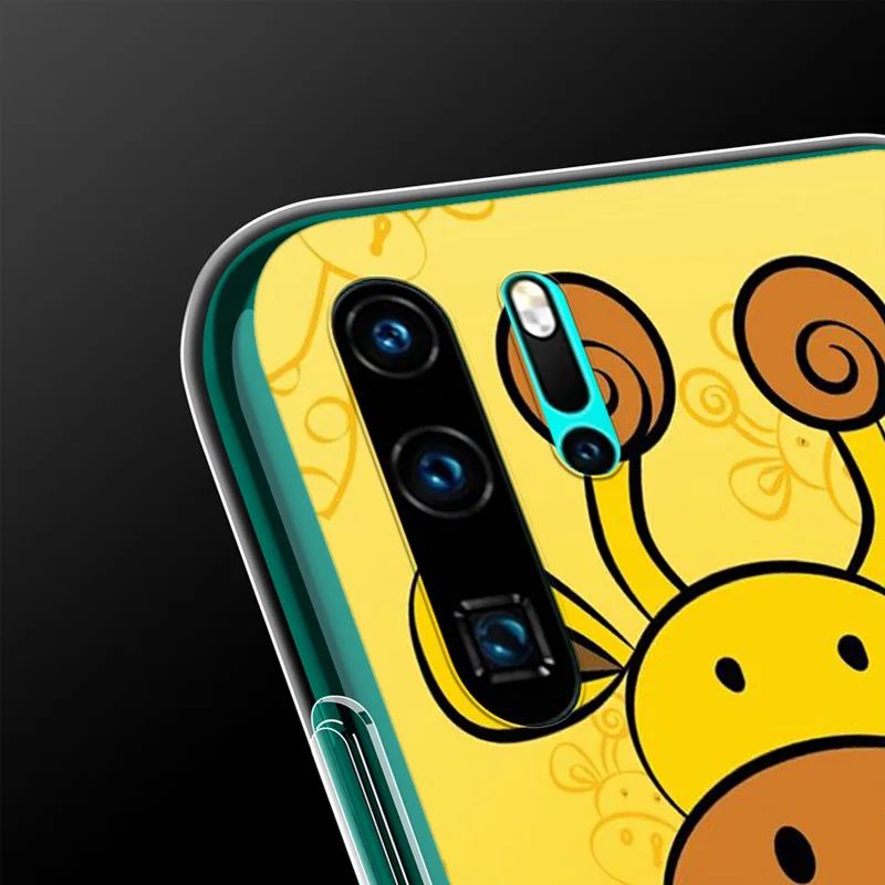 

Cute Animal Cartoon Giraffe for Huawei Honor 30i 30S 20E 20i 20S View 20 V20 10X 10i 10 Lite Pro Plus 5G Phone Case