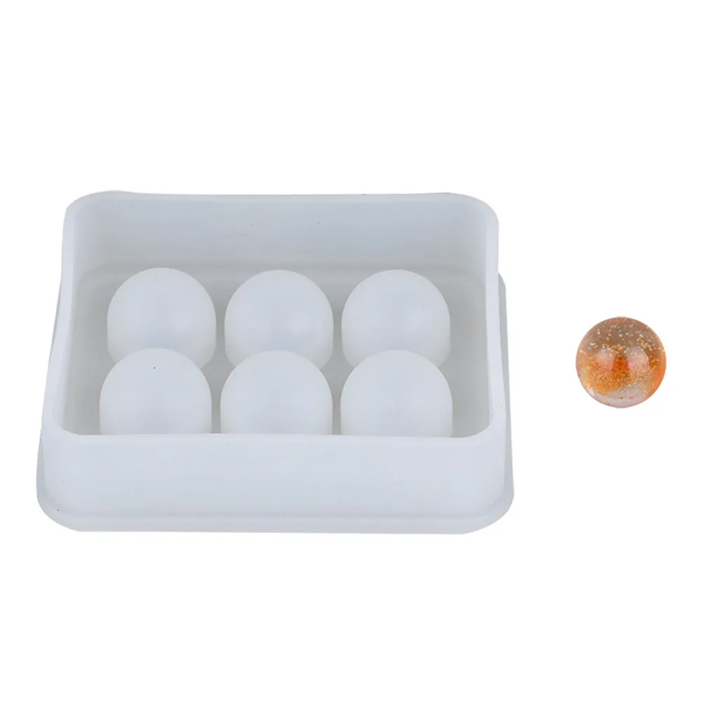 

Necklace Durable Silicone Mold Jewelry Making Earrings Mould Resin Craft Handiwork Ball Shape Casting Round Sphere Tool DIY