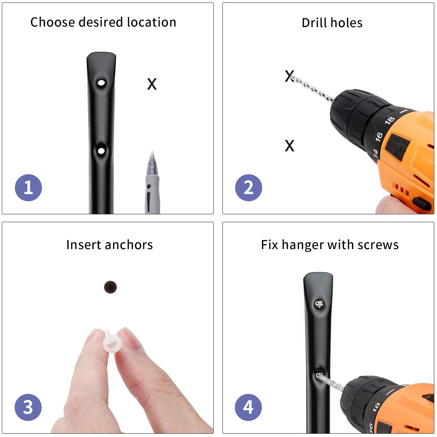 8 шт./упаковка двойные крючки оранжевого цвета для тяжелых условий