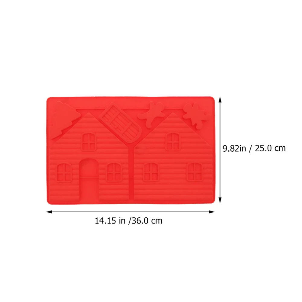 

3Pcs Christmas Baking Mold House Shaped Cake Mould Xmas Party Cake Baking Molds