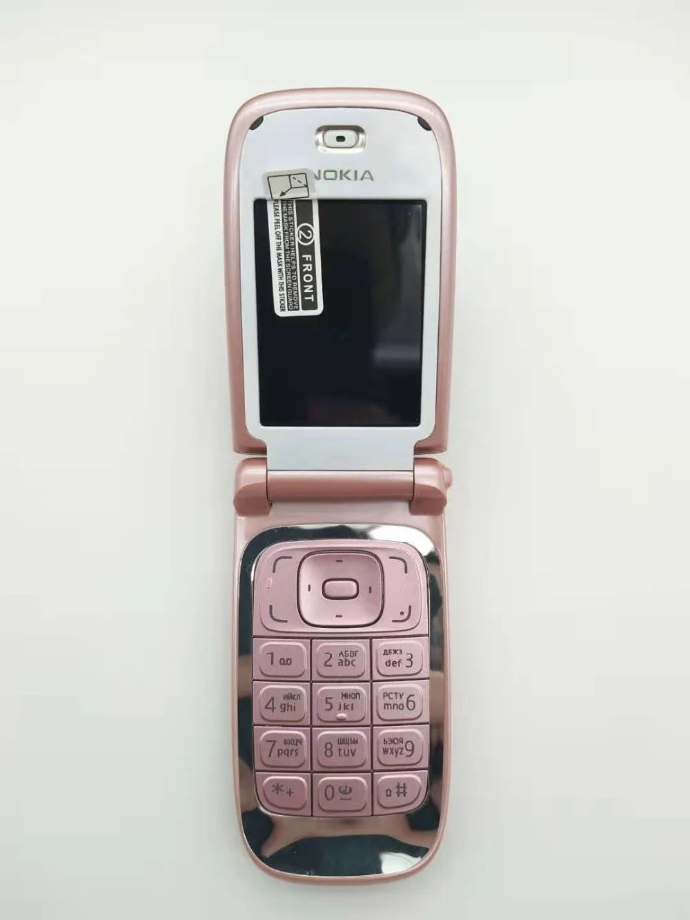 Отремонтированный мобильный телефон Nokia 6131 2G GSM разблокированный флип-телефон Английский Арабский Иврит русская клавиатура