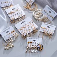 womens earrings korean pearl drop tassel earrings statement geometric round heart earrings 2021 fashion trend female jewelry