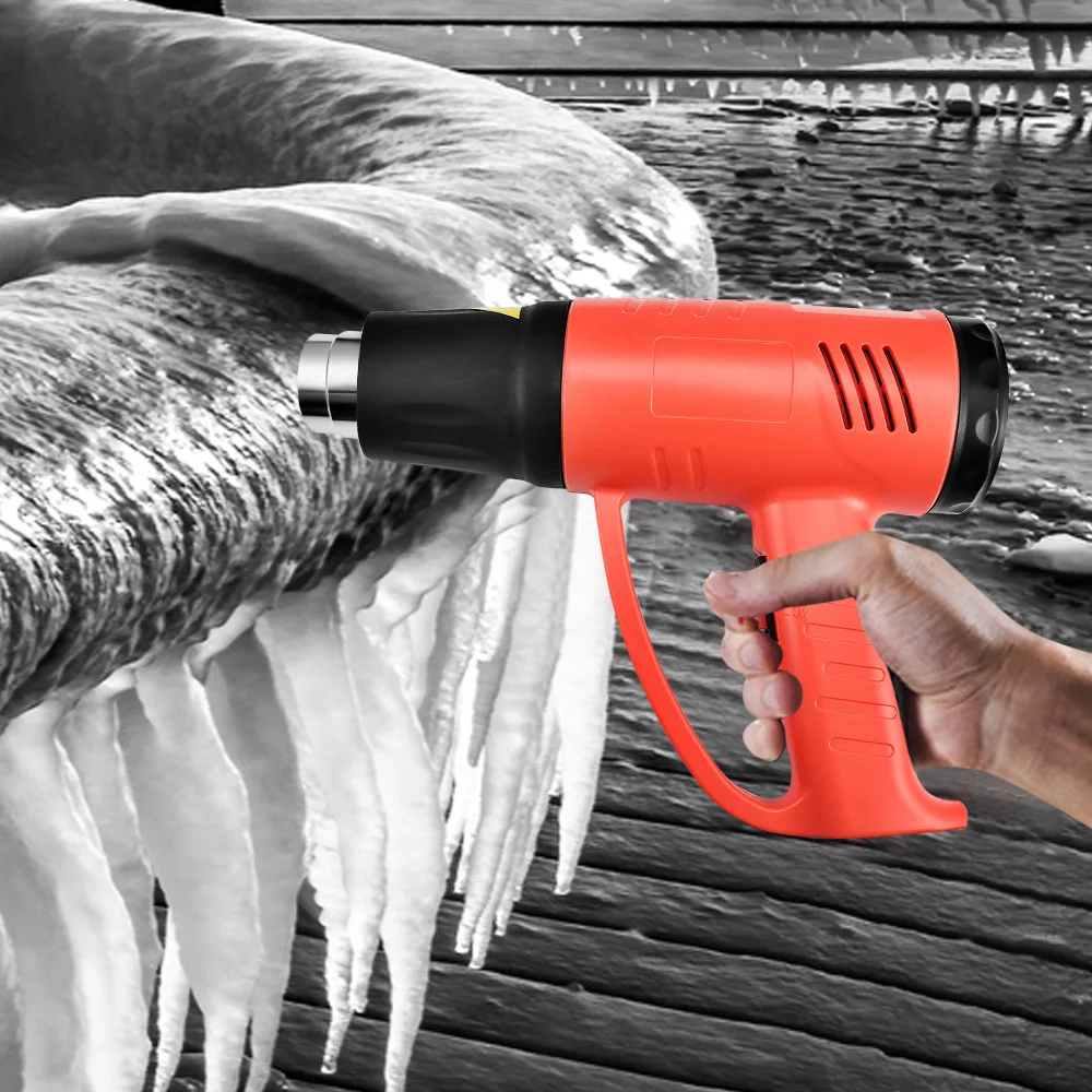 2000 Вт Электрический пистолет горячего воздуха тепловая мощность инструмент с 4