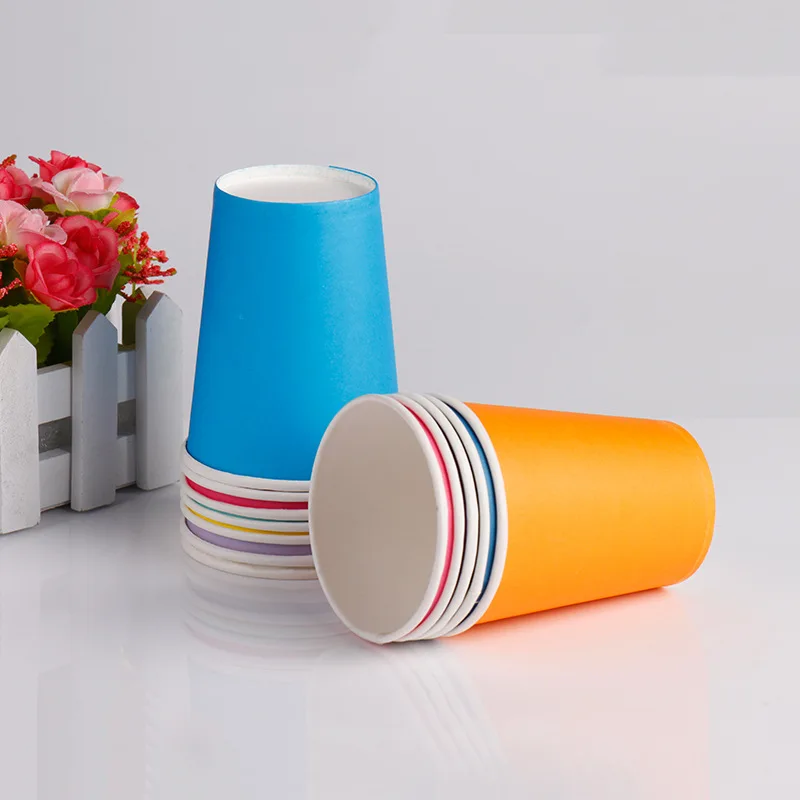 Детские цветные бумажные стаканчики для детского сада Сделай своими руками