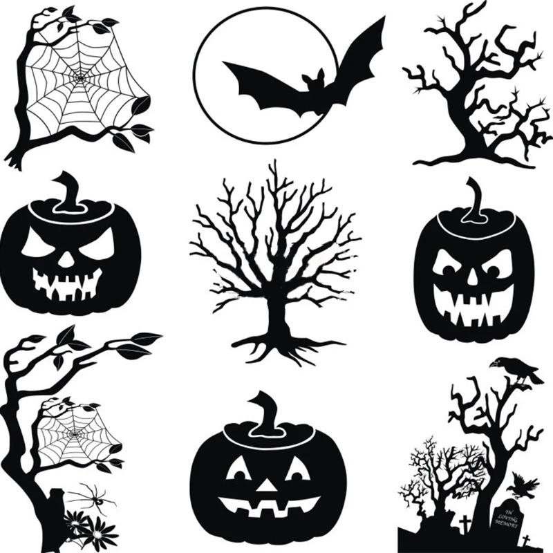 

Halloween Pumpkin Bat Spider Carbon Steel Cutting Dies DIY Scrapbooking Photo Album Embossing Paper Cards Making Stencil