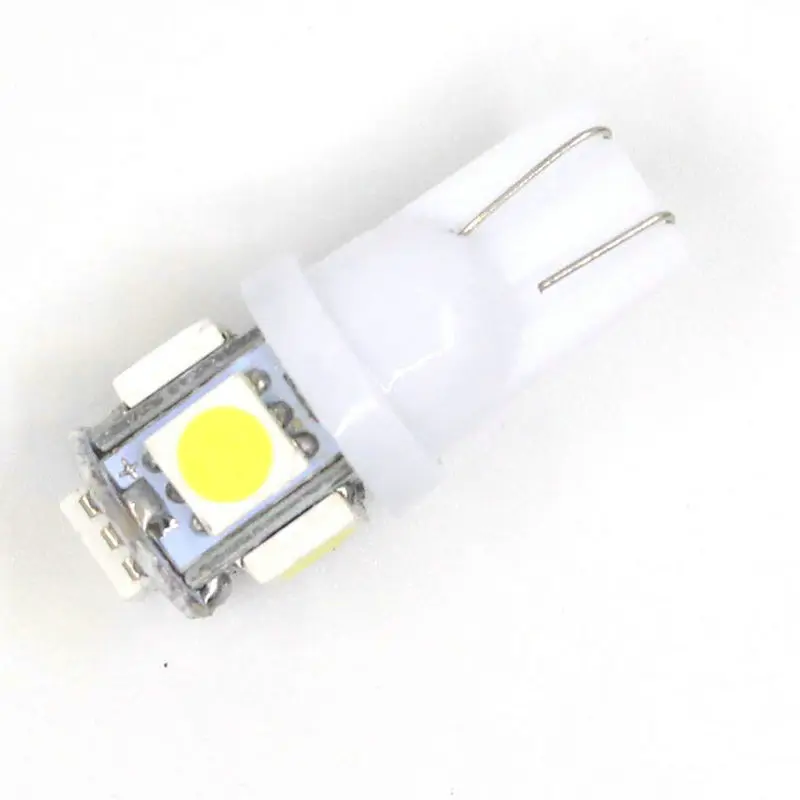 1 шт. чрезвычайно яркая автомобильная светодиодная лампа T10 W5W 5050 5SMD ширина лампы