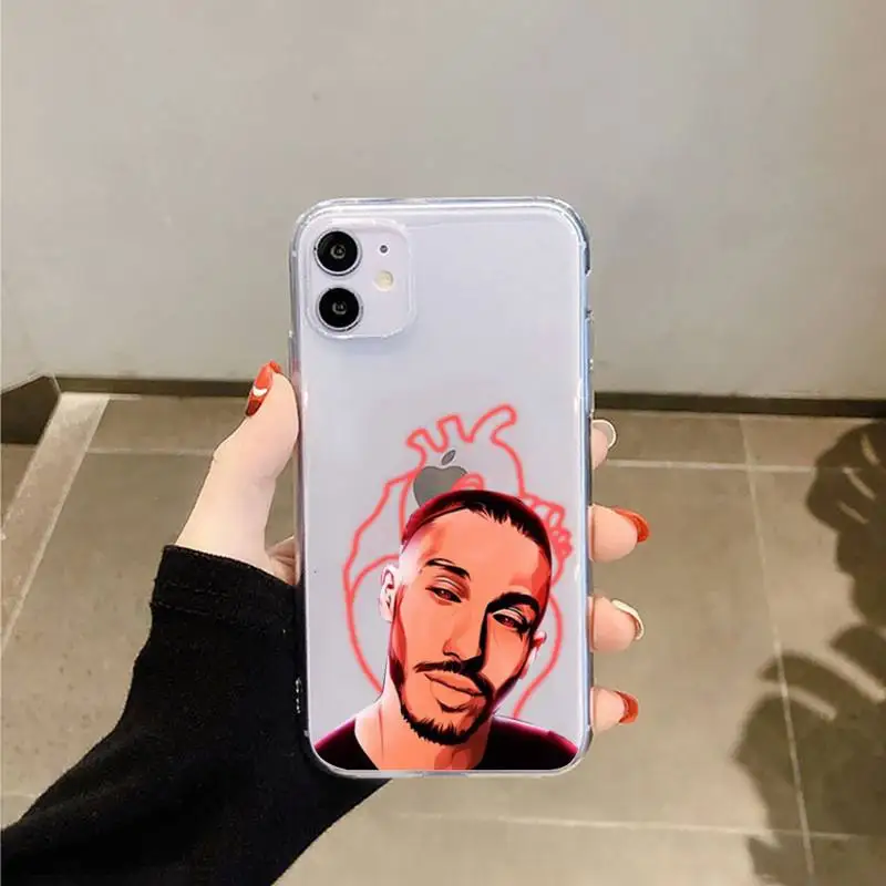 

PNL QLF singer famous Phone Case Transparent soft For iphone 5 5s 5c se 6 6s 7 8 11 12 plus mini x xs xr pro max