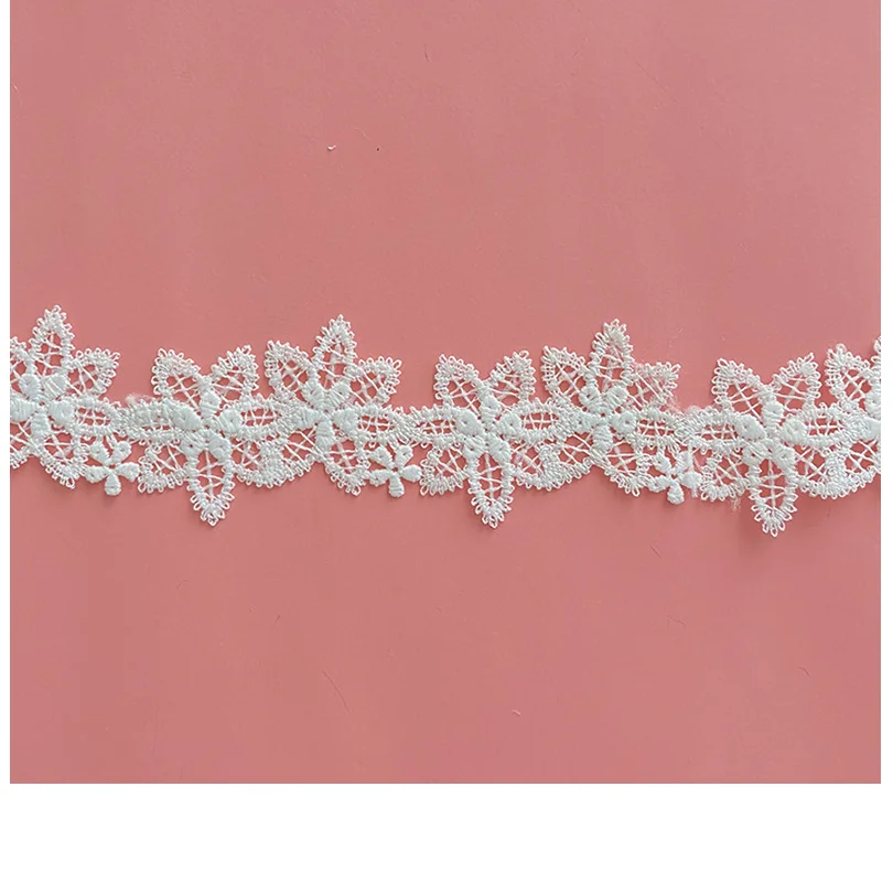 3 ярда кружевная ткань из молочного шелка 4 см