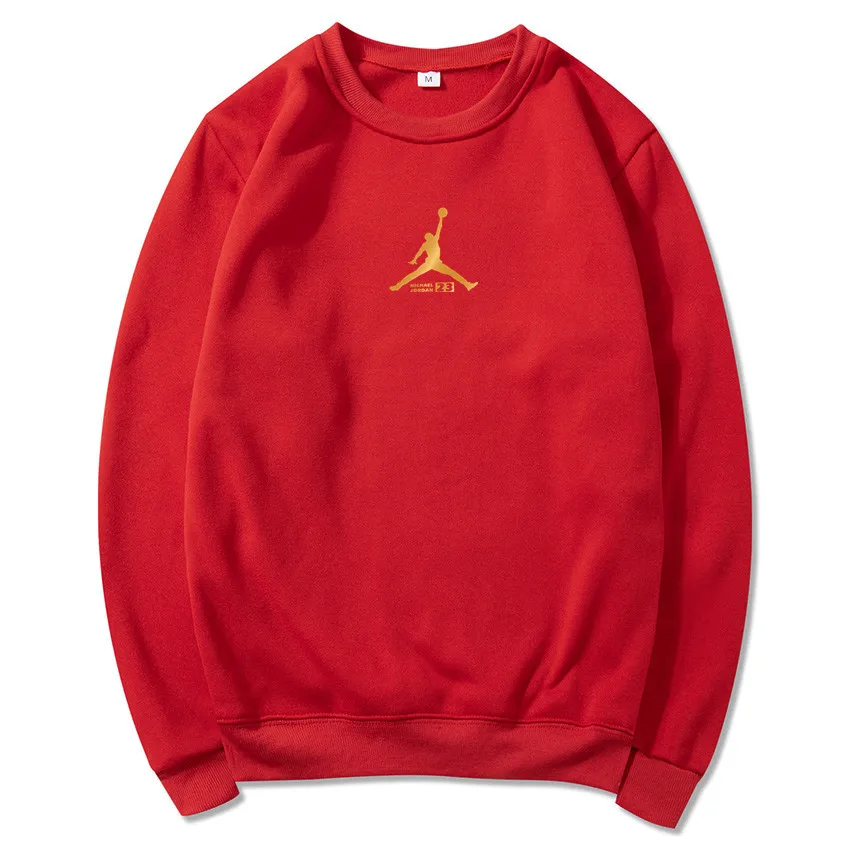 red002 Модная брендовая Новинка JORDAN 23 с буквенным принтом, черный цвет, мужская Толстовка s, новинка, толстовки, пуловер,, новая мужская одежда - Цвет: red002