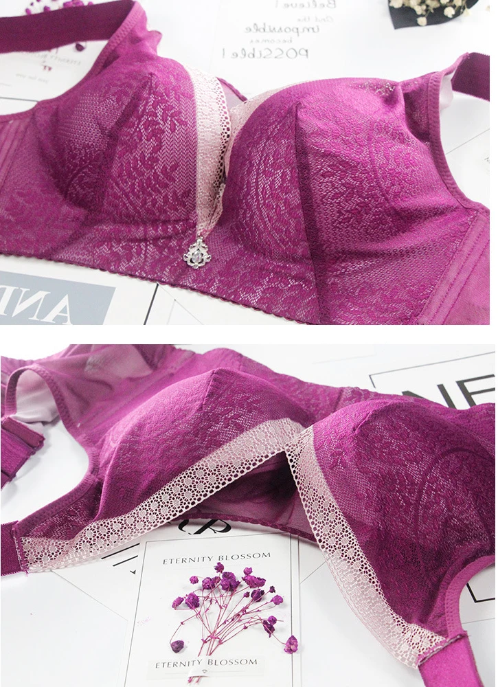 Бюстгальтер размера плюс сексуальный пуш ап минимайзер кружевной бюстгальтер