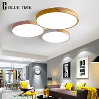 simple led ceiling light home indoor macaron ceiling lamp for living room bedroom dining room kitchen lighting fixture 110v 220v