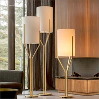 living room sofa 3 fork cloth table lamp minimalist luxury postmodern bedroom bed home study reading led lighting