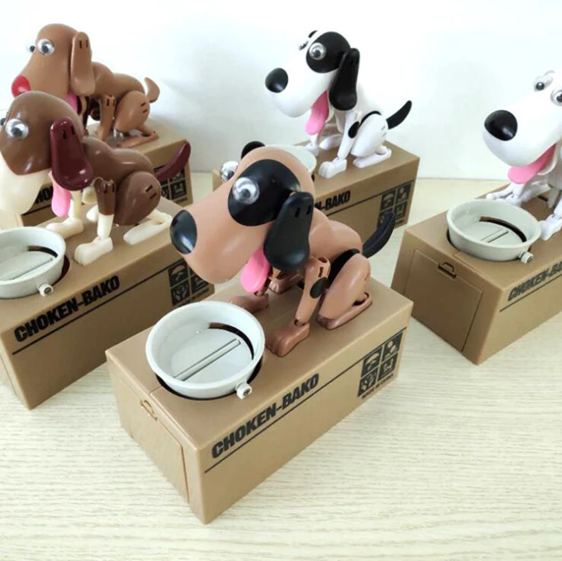 

Creativity Robotic Dog Money Box Doggy Piggy Bank Money Bank Automatic Stole Coin Saving For Money Box Kids Birthday Gift