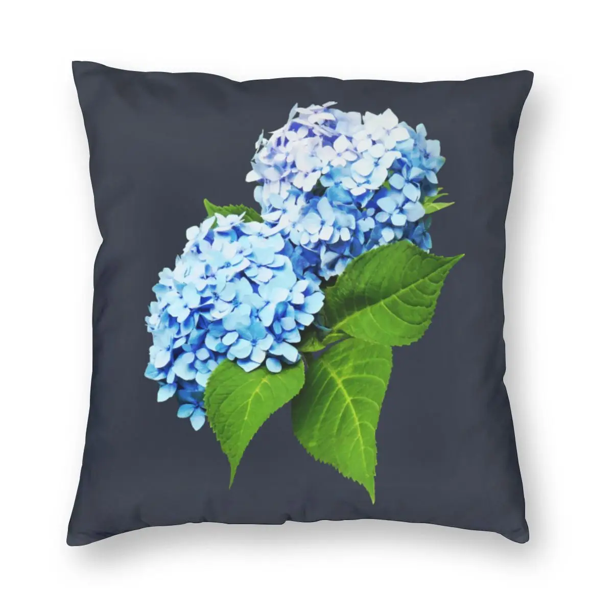 Диванные подушки Чехол гортензии Голубая Гортензия профиль Диван декоративные