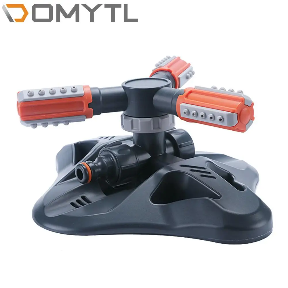 

Multifunctional Lawn Sprinkler 360 Degree Automatic Rotating Garden Irrigation Roof Cooling 3-arm Sprinklers Device