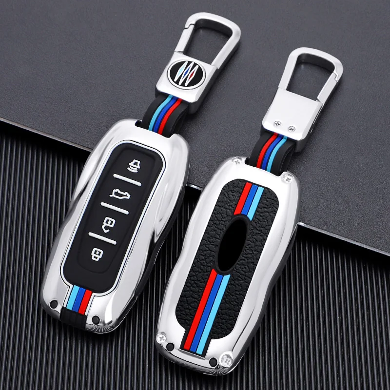 1 силиконовый чехол для автомобильного ключа из цинкового сплава с полной