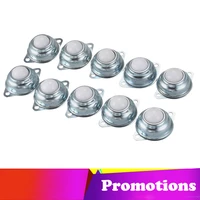 10 pcs 0 5 inch nylon roller ball trolley furniture castor screw mounted ball bearing swivel caster tool promotion